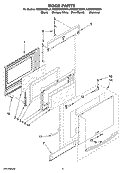Part Location Diagram of 8304603BT Whirlpool NAMEPLATE