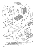 UNIT Diagram and Parts List for KSRS25IHBU00  KitchenAid Refrigerator
