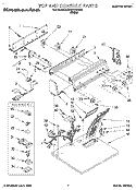 SECTION Diagram and Parts List for KEYW777BWH0  KitchenAid Dryer