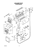 ICEMAKER, LIT\OPTIONAL Diagram and Parts List for KSSS42MAX01  KitchenAid Refrigerator