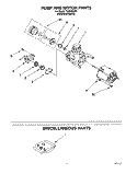 PUMP AND MOTOR, MISCELLANEOUS Diagram and Parts List for TUD7000Y0  Whirlpool Dishwasher