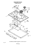 SECTION Diagram and Parts List for CEX310VX0  Roper Range