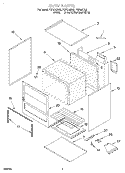 OVEN Diagram and Parts List for FGP210EQ3  Roper Range