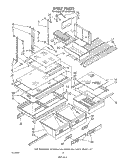 SHELF , LIT/OPTIONAL Diagram and Parts List for ET18DKXTF02  Whirlpool Refrigerator
