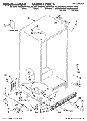 Part Location Diagram of W10152832 Whirlpool Service & Wiring Sheet