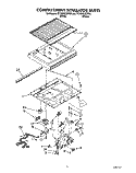 COMPARTMENT SEPARATOR Diagram and Parts List for ET20RKYZW00  Whirlpool Refrigerator