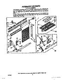 ACCESSORY KIT Diagram and Parts List for AC1804XT0  Whirlpool Air Conditioner