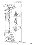 GEARCASE Diagram and Parts List for LC4900XTW1  Whirlpool Washer