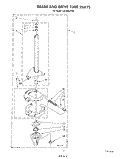 BRAKE AND DRIVE TUBE Diagram and Parts List for LA5380XTG0  Whirlpool Washer