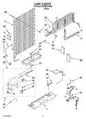 UNIT PARTS Diagram and Parts List for IT8WSKXRW02  Whirlpool Refrigerator