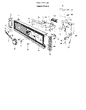 CONSOLE Diagram and Parts List for 8585L00  Roper Dishwasher