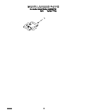 MISCELLANEOUS, LIT/OPTIONAL Diagram and Parts List for DU920QWDQ5  Whirlpool Dishwasher