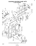 Part Location Diagram of 382672 Whirlpool Panel, Console