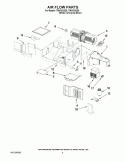 AIR FLOW PARTS Diagram and Parts List for TMH16XSD5  Estate Microwave