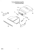 TOP VENTING, OPTIONAL Diagram and Parts List for RBD305PDB3  Whirlpool Wall Oven