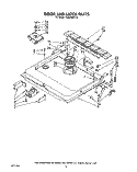 DOOR AND LATCH Diagram and Parts List for KUDA220T0  KitchenAid Dishwasher
