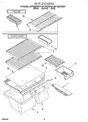 Part Location Diagram of LIT2169460 Whirlpool Service & Wiring Sheet