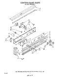 CONTROL PANEL , LITERATURE AND OPTIONAL Diagram and Parts List for RB265PXV1  Whirlpool Wall Oven