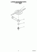 LOWER WASHARM PARTS, OPTIONAL PARTS (NOT INCLUDED) Diagram and Parts List for TUD8750SD2  Estate Dishwasher