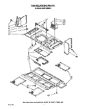 VENTILATION Diagram and Parts List for KHMC106WAL1  KitchenAid Microwave