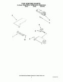 TOP VENTING PARTS Diagram and Parts List for KGRS807SSS02  KitchenAid Range
