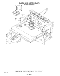 DOOR AND LATCH Diagram and Parts List for KUDS21SS2  KitchenAid Dishwasher