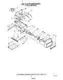 ICE CONTAINER Diagram and Parts List for KSRF42DTX00  KitchenAid Refrigerator