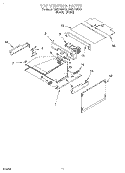 TOP VENTING, OPTIONAL Diagram and Parts List for RMC275PDB1  Whirlpool Microwave Oven Combo