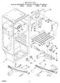 LINER, LIT/OPTIONAL Diagram and Parts List for ET14JKXGW00  Whirlpool Refrigerator