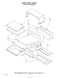 VENT BOX Diagram and Parts List for KGBS245SBL0  KitchenAid Wall Oven