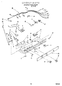 CONTROL Diagram and Parts List for 4YED22PWDN01  Whirlpool Refrigerator