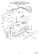 CONTROL Diagram and Parts List for KSUP27QDBL01  KitchenAid Refrigerator