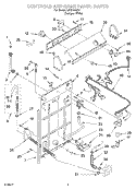 Part Location Diagram of 3955014 Whirlpool HARNS-WIRE