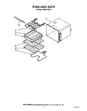 OVEN LINER Diagram and Parts List for KEBI241XBL2  KitchenAid Wall Oven