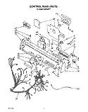 CONTROL PANEL, LIT/OPTIONAL Diagram and Parts List for KUDS220T1  KitchenAid Dishwasher