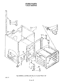 OVEN Diagram and Parts List for RM988PXSW0  Whirlpool Microwave Oven Combo