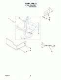 PUMP PARTS Diagram and Parts List for ZDIS150ZSSD  Whirlpool Ice Maker