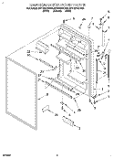 REFRIGERATOR DOOR Diagram and Parts List for 8ET18ZKXDW00  Whirlpool Refrigerator