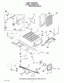 UNIT PARTS Diagram and Parts List for GSS26C4XXY04  Whirlpool Refrigerator