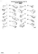 WIRING HARNESS Diagram and Parts List for LBR2132BW0  Whirlpool Washer