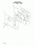 Part Location Diagram of WPW10284093 Whirlpool Handle - White