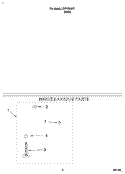 MISCELLANEOUS Diagram and Parts List for LBT6133AW1  Whirlpool Washer