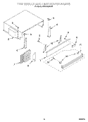 TOP GRILLE AND UNIT COVER Diagram and Parts List for KBRC36MHS01  KitchenAid Refrigerator