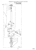 BRAKE AND DRIVE TUBE Diagram and Parts List for LSW9245EQ1  Whirlpool Washer