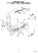 CONTROL PARTS Diagram and Parts List for GS6NVEXVB00  Whirlpool Refrigerator
