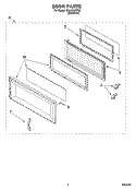 Part Location Diagram of 8169738 Whirlpool Door Handle