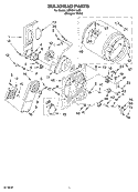SECTION Diagram and Parts List for LER6611LQ0  Whirlpool Dryer