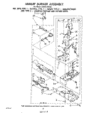 688637 BURNER Diagram and Parts List for LG5531XMW0  Whirlpool Dryer