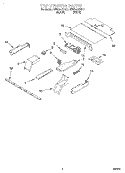 TOP VENTING, OPTIONAL Diagram and Parts List for KEBS247DBL7  KitchenAid Wall Oven