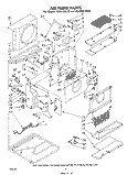 SECTION Diagram and Parts List for ACE082XM0  Whirlpool Air Conditioner